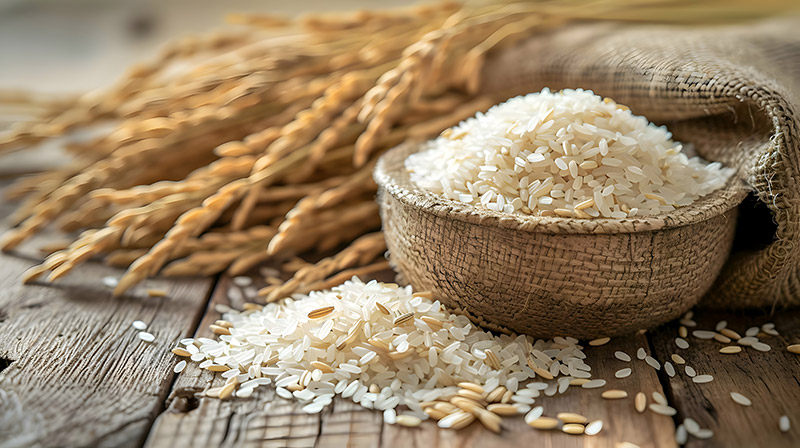 rice and grains
