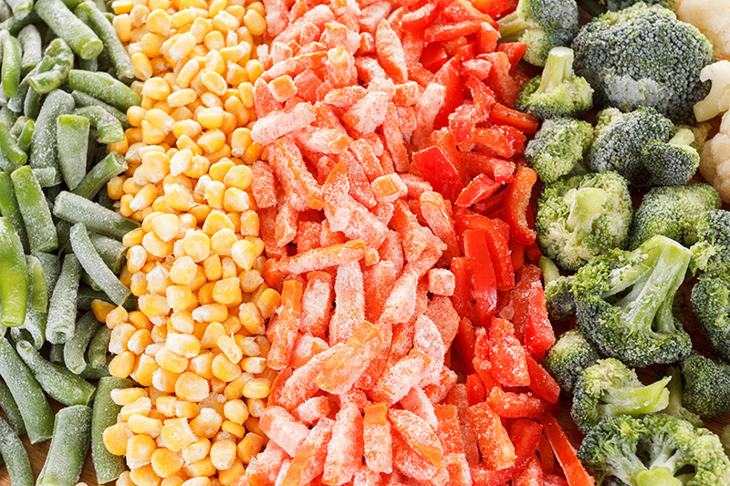 frozen and dry food