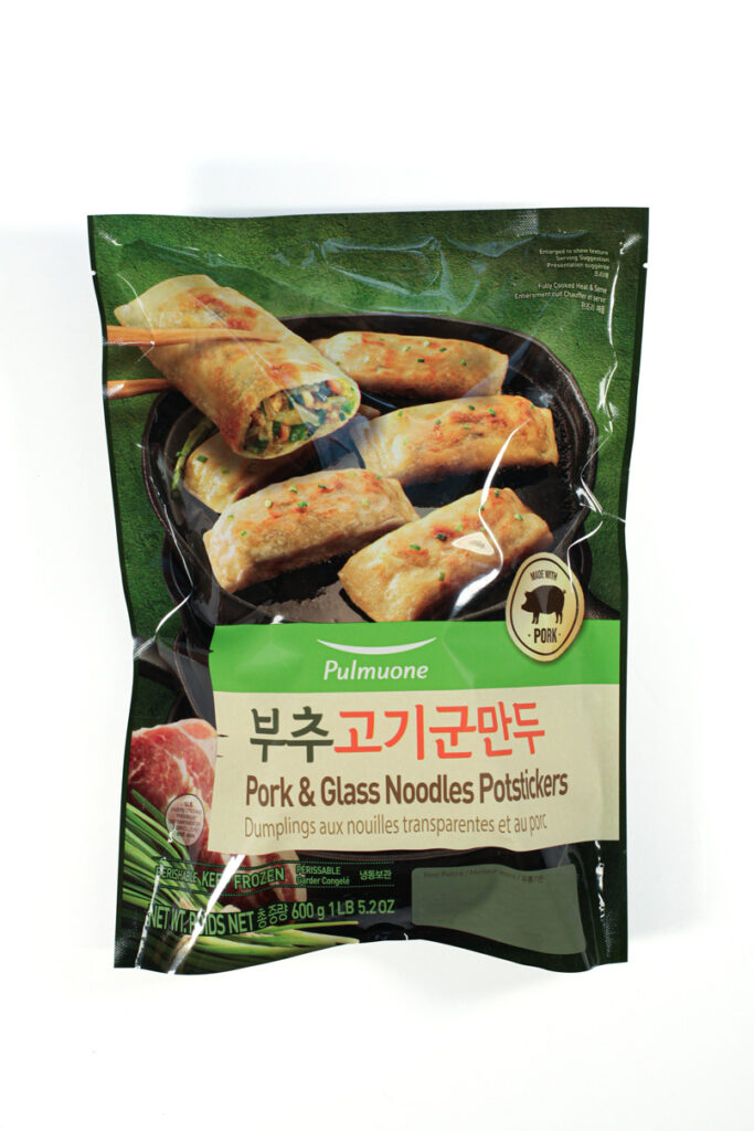 부추고기군만두 packaging